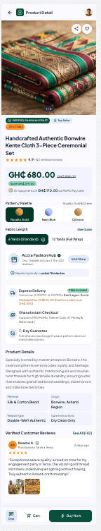 NanaBa product details screen